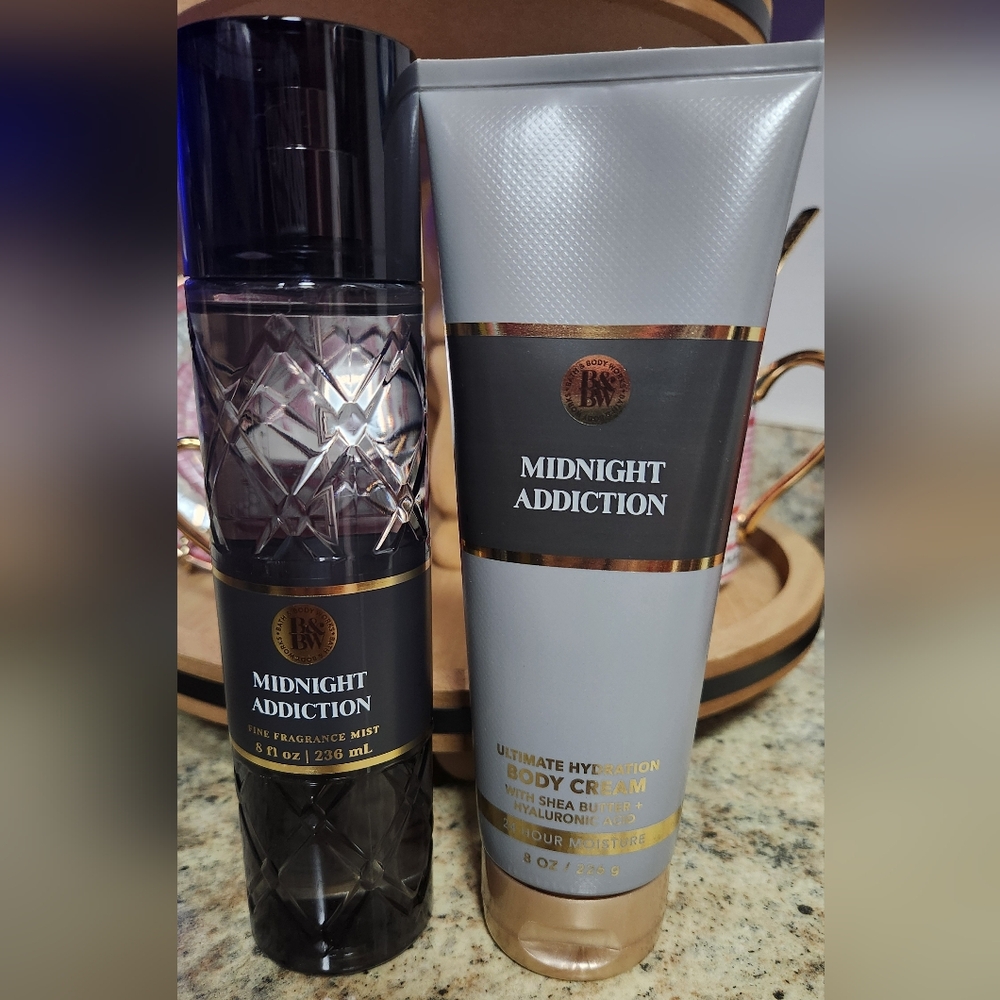 NWT Bath and Body Works "MIDNIGHT ADDICTION" Body Bundle